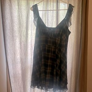 Blue plaid Wild Fable Dress XXL